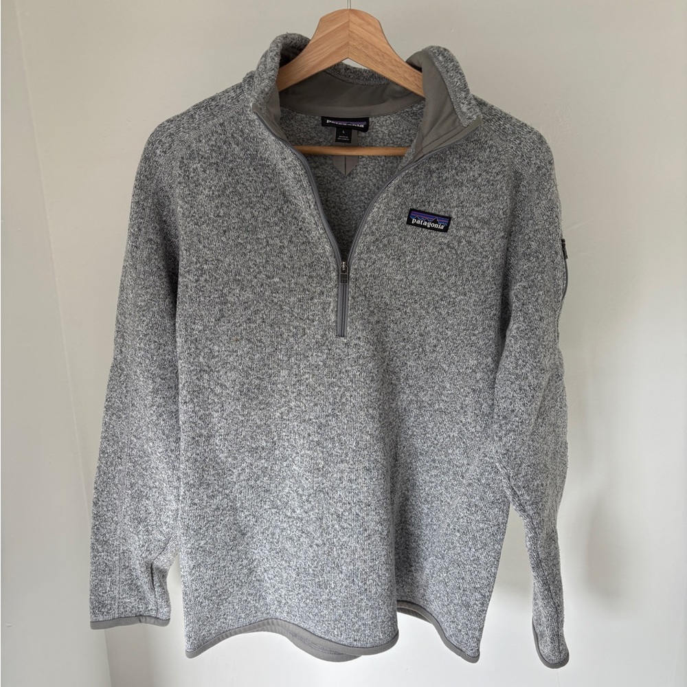 Patagonia Women’s Gray Quarter Zip Large